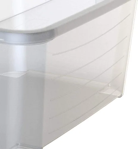 Vista 6 de Life Story Caja de organización y almacenamiento apilable transparente, 55 cuartos de galón (paquete de 8)