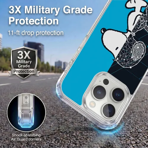 Vista 571 de Head Case Designs Funda de gel con licencia oficial de Peanuts Snoopy & Charlie Halfs and Laughs [protección de grado militar] compatible con Apple