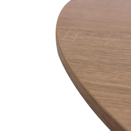 Vista 8 de SSWBasics Decoración de madera de roble caramelo para estantes redondos de ropa, se adapta a estantes redondos de 36 pulgadas, solo cubrecolchón