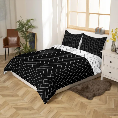 Vista 2 de Erosebridal. - Juego de cama de 3 piezas. Edredón bohemio con diseño de mandala. Edredón moderno y elegante. Decoración, reversible. Juego