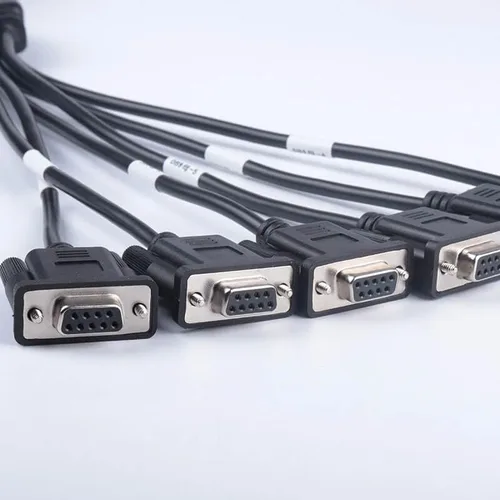 Vista 2 de Elecbee OBD2 Male to 6 DB9 Female Serial Rs232 OBD2 Cable 1M