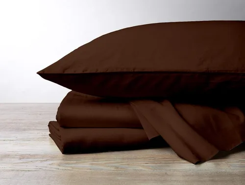 Vista 16 de Juego de sábanas de algodón egipcio Split Queen para cama ajustable de 22 pulgadas con bolsillo extra profundo - 1000 hilos, 100% algodón egipcio