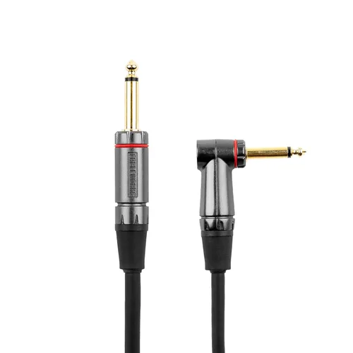 Vista 13 de By Gator Cases Headliner Series Premium 3 pies recto a ángulo recto cable para instrumentos de guitarra (GCWH-INS-03RA)