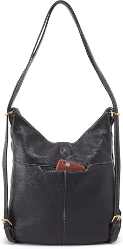 Vista 2 de HOBO Merrin - Bolsa de mano para mujer, construcción de cuero genuino con cierre de cremallera superior, bolsa elegante funcional y duradera