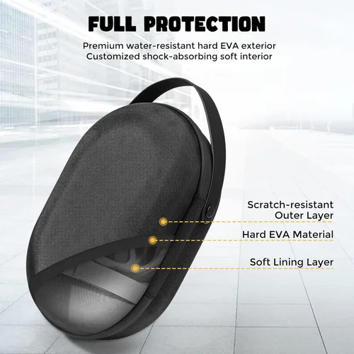 Vista 4 de ProCase Carrying Case for Meta Quest 3 VR Headset & Gaming Controller, Shockproof Storage Case Bag for Oculus Quest 3 Elite Strap & Battery & Other