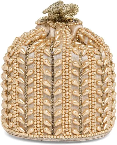 Vista 5 de Aheli Potli Bags for Women Evening Bag Clutch Ethnic Bride Purse with Drawstring