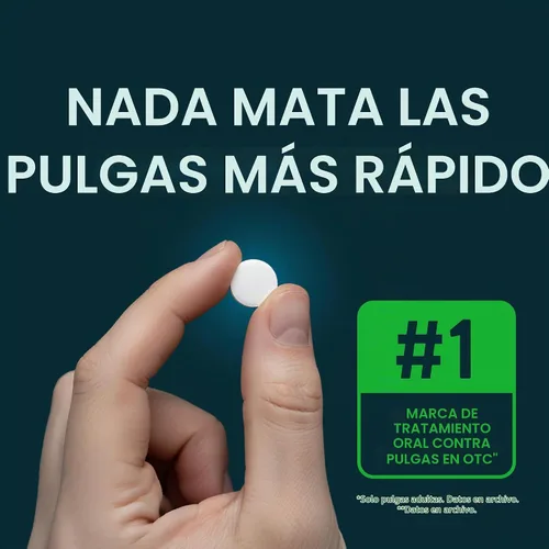 Vista 4 de Capstar (Nitenpyram) Tratamiento oral de pulgas de acción rápida para perros de 2 a 25 libras, tabletas de medicamentos recomendadas por