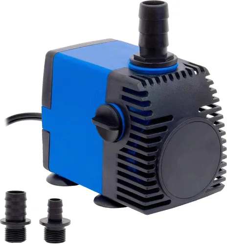 Vista 8 de Bomba de agua sumergible de 158 GPH – Acuarios, fuentes, hidroponía y bomba de estanque, elevación de 3.11 pies, 12 W