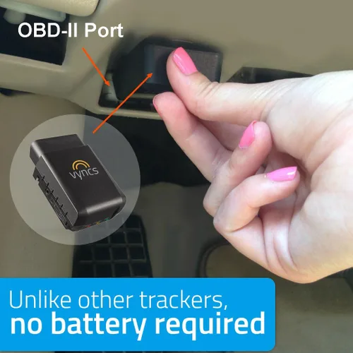 Vista 6 de Vyncs Flota: GPS Tracker Sin tarifa mensual, 4G LTE OBD, Seguimiento de automóviles y camiones en tiempo real, SIM, Plan de datos gratuito de 1 año