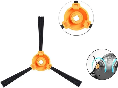 Vista 5 de Piezas de repuesto para Ecovacs DEEBOT N79 N79S DN622 Robot Aspirador - Cepillo principal, filtro, kit de accesorios de cepillo lateral