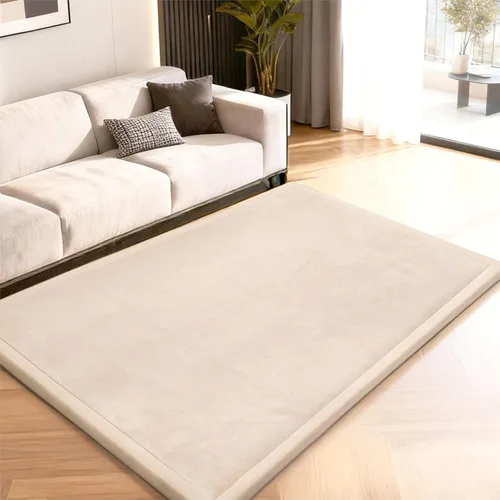 ACOMOPACK Alfombra de Juego para Bebés para Piso, Alfombra de Espuma de Memoria de 1,3" de Grosor para Sala de Estar, Alfombra de Terciopelo Suave