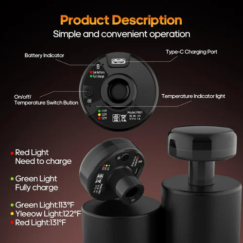 Vista 10 de AERLANG Pistola de masaje con calor de tejido profundo para espalda, masajeador de cuello para aliviar el dolor, pistola de masaje de percusión