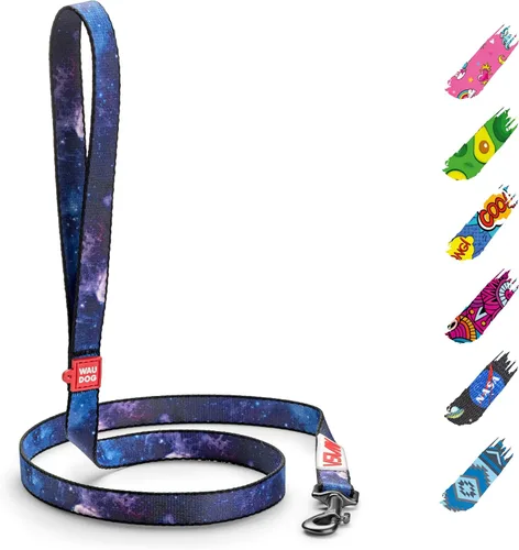 Vista 17 de WAUDOG Correa de nailon para perros pequeños y medianos, correa resistente de 4 pies para razas grandes