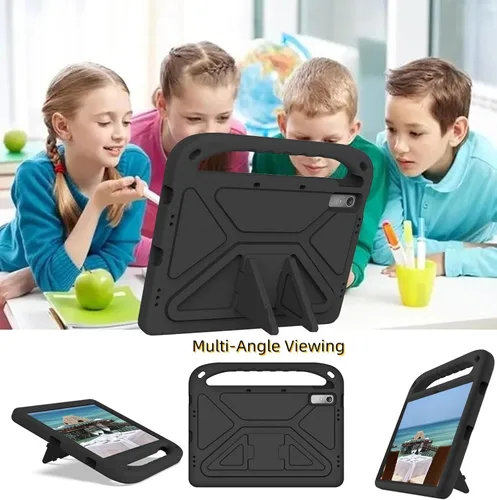 Vista 3 de Funda para tablet infantil compatible con Lenovo Tab P11 Pro de 11.5 pulgadas (TB-J706F), a prueba de golpes, con asa y soporte, para P11 Gen 2 11.5