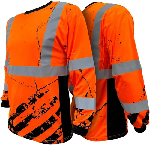 Vista 16 de SafetyShirtz Camisetas gráficas y de manga larga ANSI Clase 2 y 3 para hombre SS360