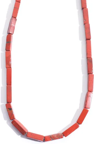 Vista 19 de Columna rectangular de 0.157 x 0.512 in, piedra natural, piedra de amazonita, cuentas sueltas, tubo de energía curativa para hacer joyas