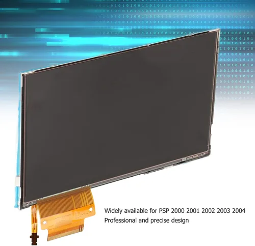 Vista 2 de Pantalla PSP, pantalla LCD, piezas de repuesto adecuadas para PSP 2000 2001 2003 2004, panel de pantalla LCD de juego de repuesto para accesorios PSP