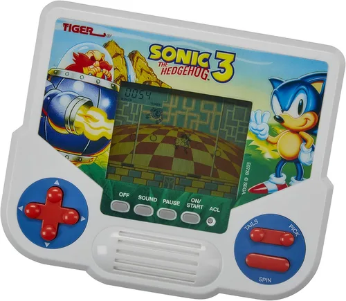 Hasbro Gaming Tiger Electronics Sonic The Hedgehog 3 - Videojuego electrónico LCD, edición de inspiración retro, juego portátil para 1 jugador, a