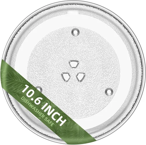 Vista 11 de Plato giratorio de microondas de 10 pulgadas compatible con GE WB49X10229 WB49X0688, placa de vidrio de repuesto para microondas de 10 pulgadas