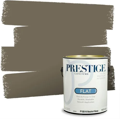 Vista 212 de PRESTIGE Paints - Pintura exterior e imprimación en uno, 1 galón, satinado, verde Bayou