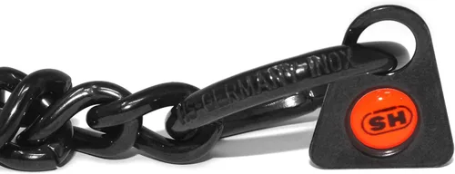 Vista 6 de Dogline Herm Sprenger - Collar de entrenamiento para perros de acero inoxidable negro con cadena antideslizante de clicker para perros pequeños