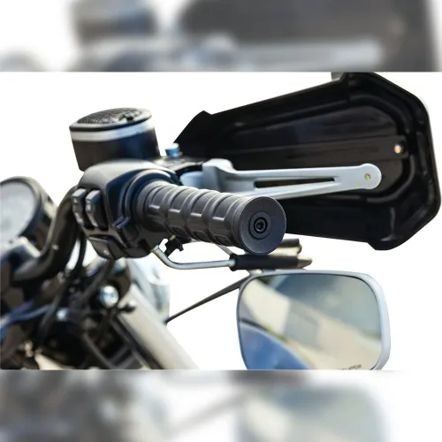 Vista 3 de Kuryakyn 6673 Dillinger Puños para control del acelerador de doble cable: motocicletas Harley-Davidson 1996-2019, negro satinado, 1 par