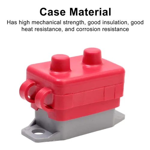 Vista 3 de Disyuntor de reinicio automático de 40 A CC 12 V - 24 V - 48 V con perno de cubierta para cargadores de batería, camiones, autobuses, coches