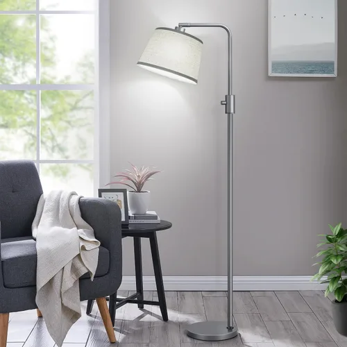 Vista 7 de ActualizadaLámpara de pie regulable, bombilla LED Edison de 1000 lúmenes incluida, lámparas de pie de arco para sala de estar, lámpara de pie