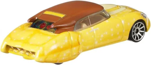 Vista 2 de Hot Wheels - Carros de personajes de Disney, Belle Mattel La bella y la bestia