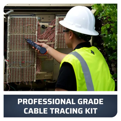 Vista 3 de TEMPO 701K-G6A Kit de rastreo de cables de sonda y tono premium con clips de prueba ABN, datos de trazado, teléfono, coaxial, seguridad, cables
