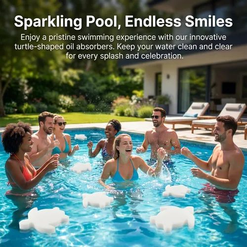 Vista 4 de MAQIHAN Esponja para bañera de hidromasaje, esponja absorbente de aceite para piscina, paquete de 16 esponjas absorbentes de aceite de piscina