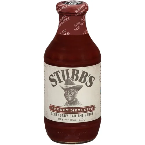 Salsa de barbacoa Stubb, 18 onzas (paquete de 4)