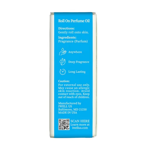 Vista 7 de Well's Oil Aceite de perfume roll-on (almizcle de Marruecos), de larga duración, sin parabenos, 0.33 onzas líquidas / 0.3 fl oz