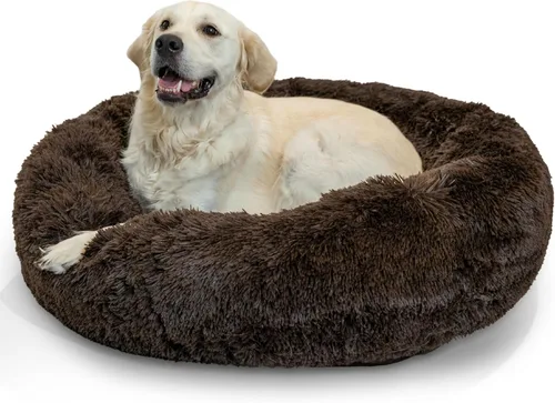 Vista 24 de Best Friends by Sheri Original Calming Donut Dog and Cat Bed, Shag Faux Fur
