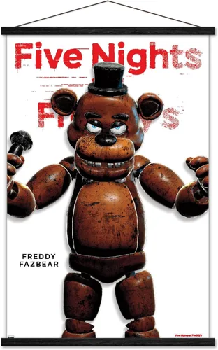Vista 7 de Trends International Five Nights at Freddy's - Póster de pared con marco magnético de la serie Freddy