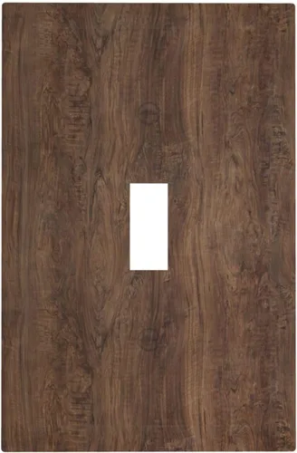 Vista 86 de Cubiertas de tomacorrientes, mármol negro y dorado, hojas blancas doradas, 1 palanca, 1 combinación basculante, placa decorativa de pared, placa