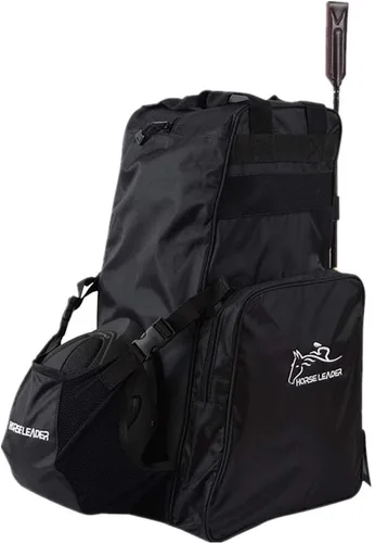 Vista 4 de UNISTRENGH Bolsa ecuestre profesional Bolsa de botas de equitación grande Bolsa de botas altas Bolsa de botas inglesas llevar todas las bolsas