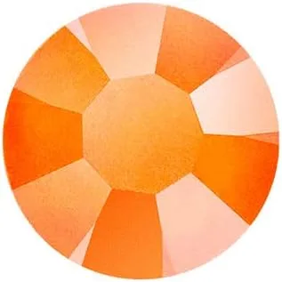 144 piezas SS10 Preciosa Maxima Cristal Checo Parte trasera plana 438 11 615, diamantes de imitación para manualidades, naranja neón Neon Orang