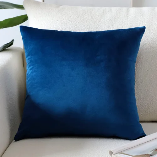 Vista 10 de Artscope Fundas de almohada de terciopelo de lujo, fundas de almohada rectangulares decorativas, fundas de cojín suaves y sólidas para sofá