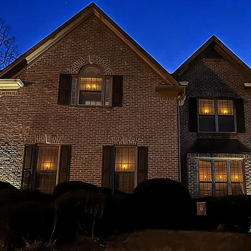 Vista 6 de Homemory 6 velas de ventana con sensor de anochecer a amanecer, vela eléctrica de ventana parpadeante, velas falsas de Navidad que funcionan
