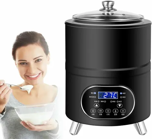 Commercial Yogurt Fermentation Machine, Automatic LCD Digital Yoghurt Maker Machine, Portable Electric Yogurt Maker for Yogurt, Cheese, Natto