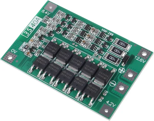 Vista 4 de 3 unids 3S 11.1V 12V 12.6V 40A 18650 Cargador PCB BMS Placa de protección de litio Li-ion Cargador de batería Lipo Cell Módulo para motor de taladro