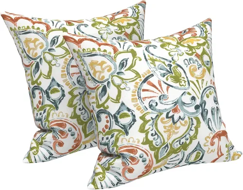 Vista 27 de LVTXIII - Juego de fundas para cojines de sofá o sillón de exteriores, para lumbar, no se decoloran, 2 unidades de 12" x 20", con relleno, estampado