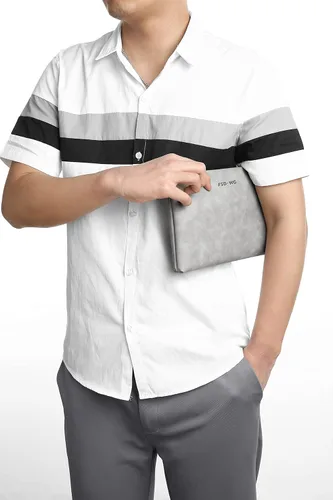 Vista 2 de FSD.WG Bolso de mano grande para hombre, 12.0in, 3