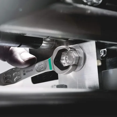 Vista 8 de Wera Juego de llaves combinadas de trinquete métricas Joker de 4 piezas