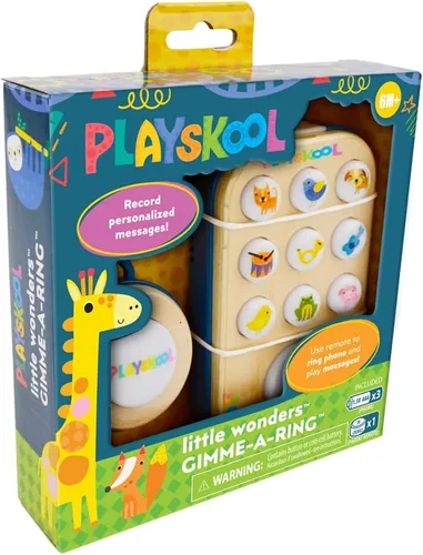 Playskool Little Wonders Gimme-A-Ring - Teléfono de juguete - Deja mensajes telefónicos para bebé - A partir de 6 meses
