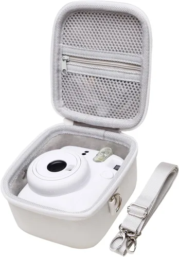 Vista 11 de Funda LTGEM Compatible con Fujifilm Instax Mini 12/11 / 10/9 / 8/7 / 7+ Cámara Instantánea y FUJIFILM Instax Mini Instant Flim con Correa