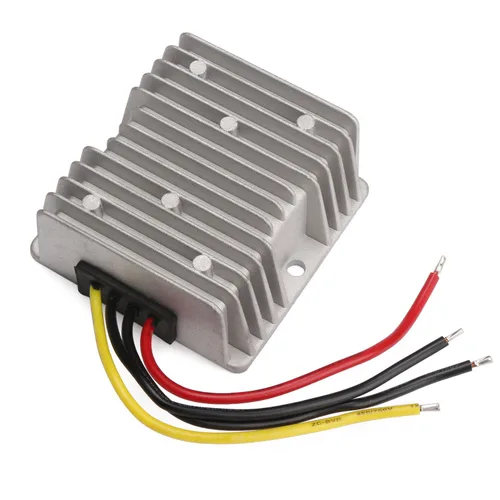 DROK - Reductor de voltaje de 36 V, 48 V a 12 V, 120 W, 10 A, CC a CC, impermeable, convertidor reductor de auto, 24-60 V, 24 V, 36 V, 36 V, 48 V a