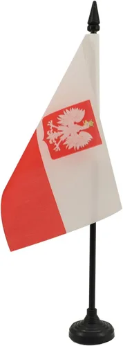 Vista 140 de Aland Table Flag 4'' x 6'' - Aland - Finland Desk Flag 15 x 10 cm - Black plastic stick and base - AZ FLAG