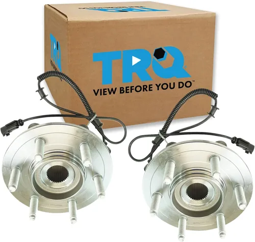 Vista 163 de TRQ Par de conjunto de cubo de cojinete de rueda delantera izquierda derecha, 2 piezas compatible con Lexus GX460 2003-2009 GX470 2003-2023 Toyota